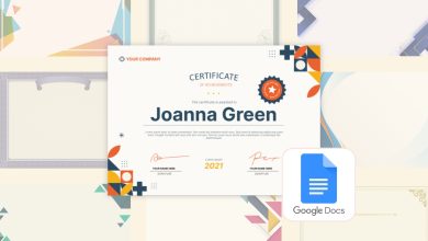 Make a Certificate on Google Docs Example