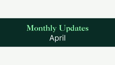 Monthly Updates April
