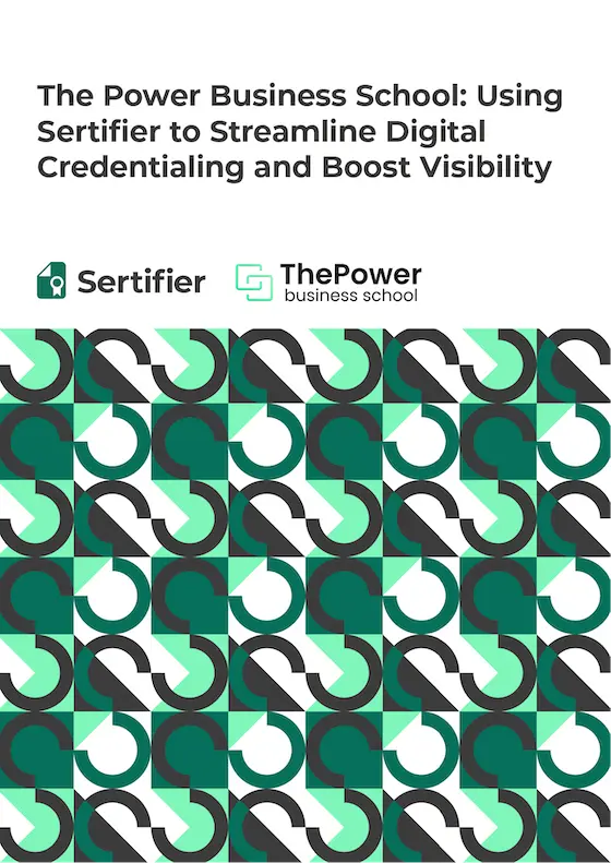 The Power Business School: Using Sertifier to Streamline Digital Credentialing and Boost Visibility