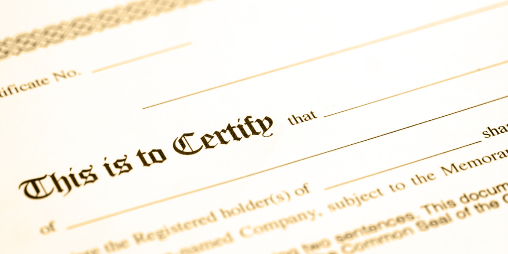 The Importance of Certificates