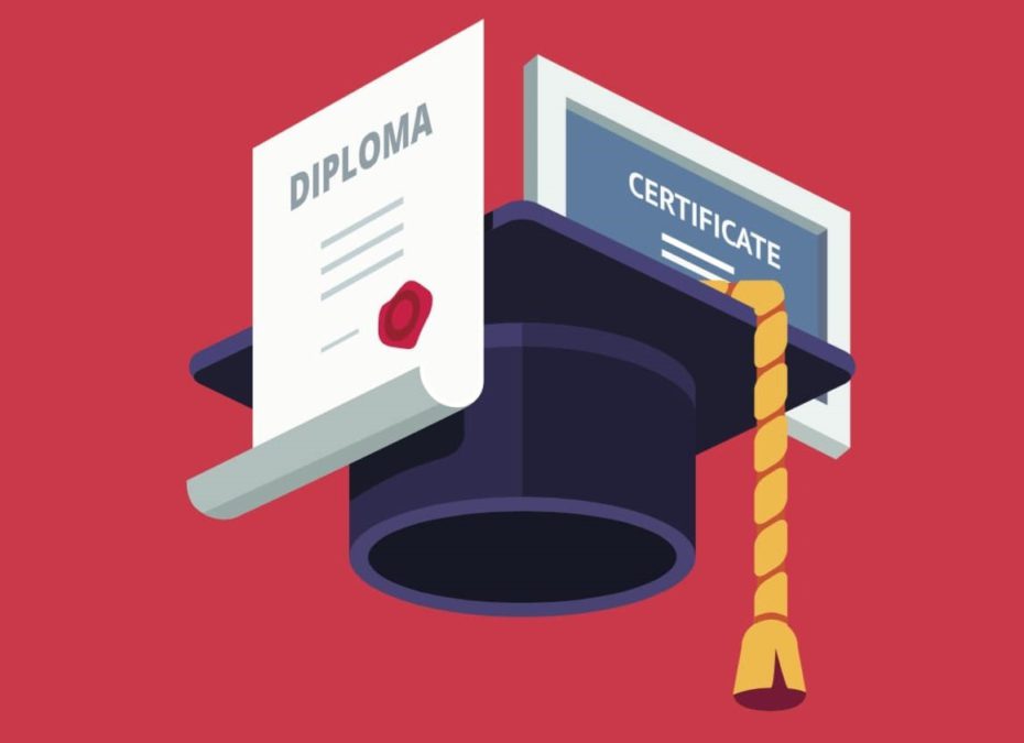 diploma and certificate