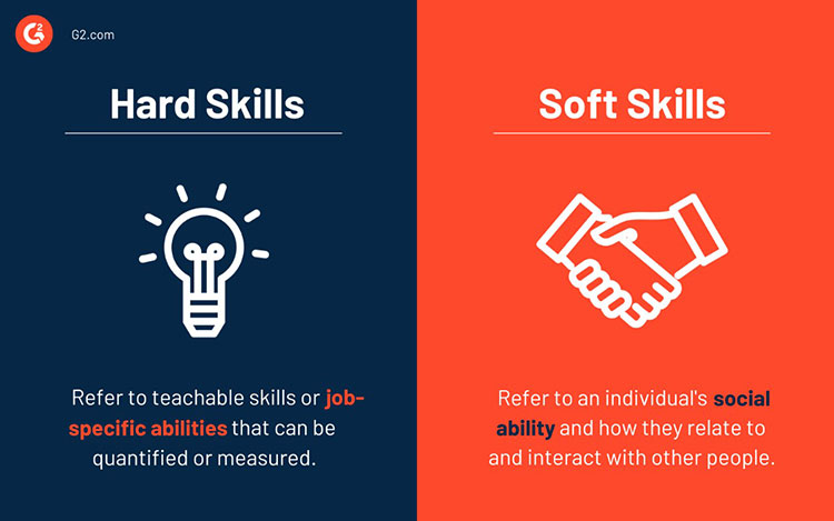 Soft skills and hard skills difference