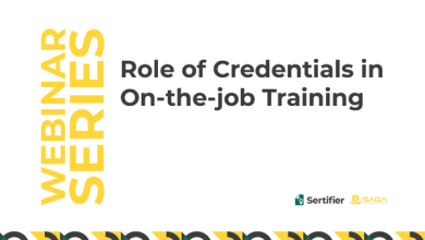 Role of digital Credentials in On-The-Job Training