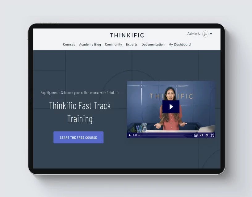 Thinkific Online Course Creation