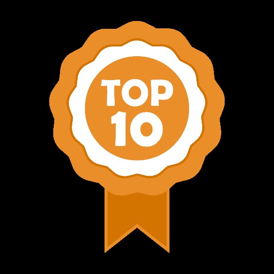 top ten digital badge