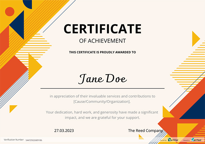 Creating good certificate
