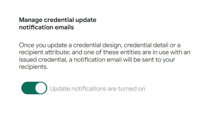 Update Notifications