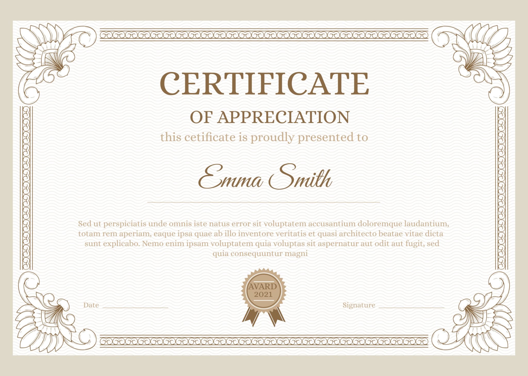 Certificate Of Appreciation Examples 23 Free Editable Certificate Of Appreciation Examples 23 Free Editable