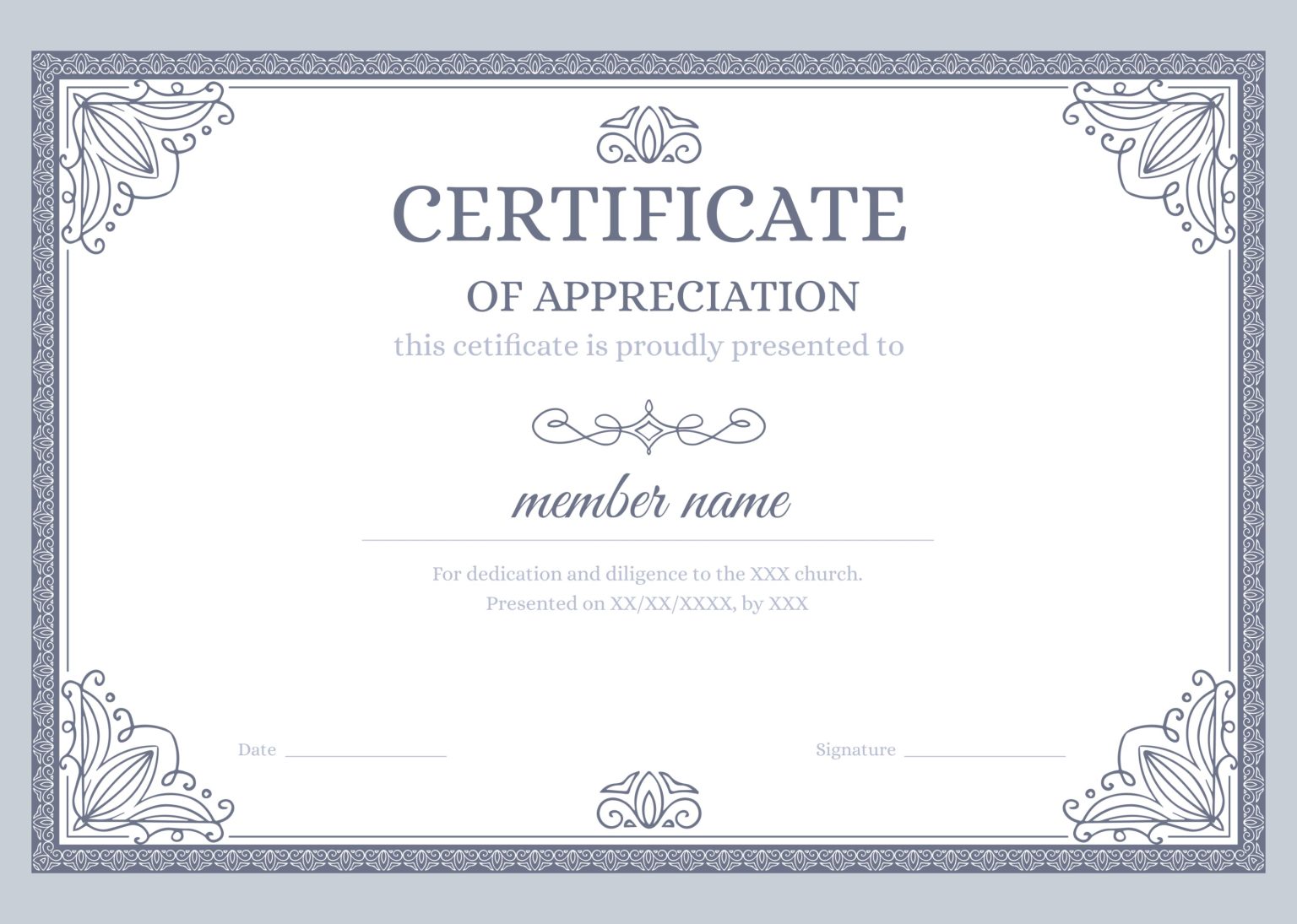 Certificate Of Appreciation Examples +23 Free Editable