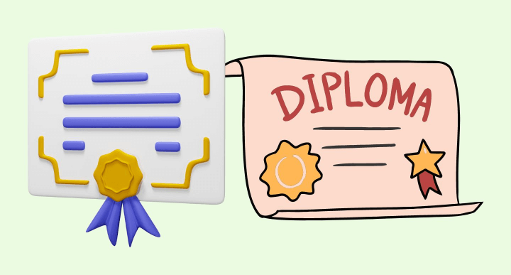 Differences Between a Certificate and a Diploma