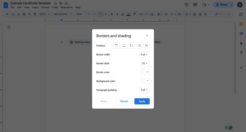 How To Make A Certificate On Google Docs | Sertifier