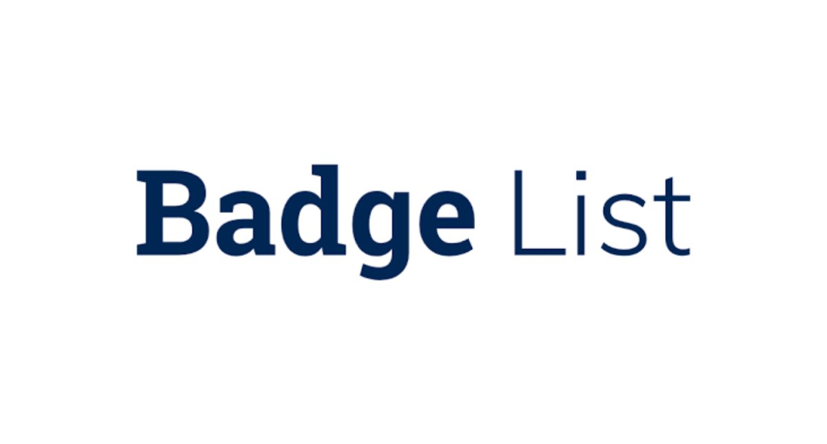 badge providers: badge list
