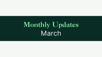 Monthly Updates March