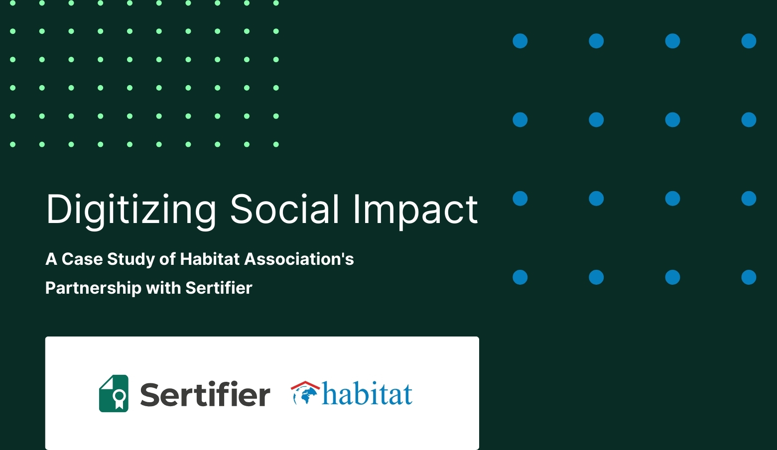 Case Study of Habitat Association's Partnership with Sertifier