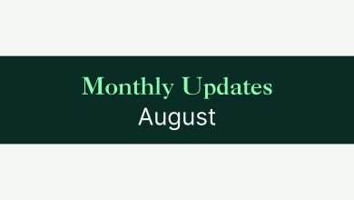 August Monthly Update