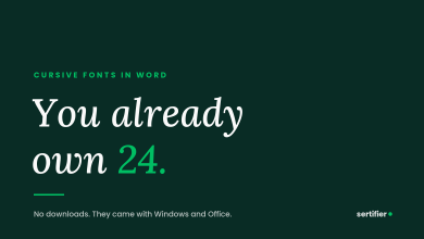 Cursive fonts in Word: the 24 you already have installed 10 Cursive fonts in Word: you already own 24, no downloads needed