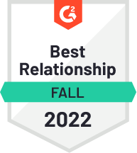 G2 Best Relationship 2022 Fall
