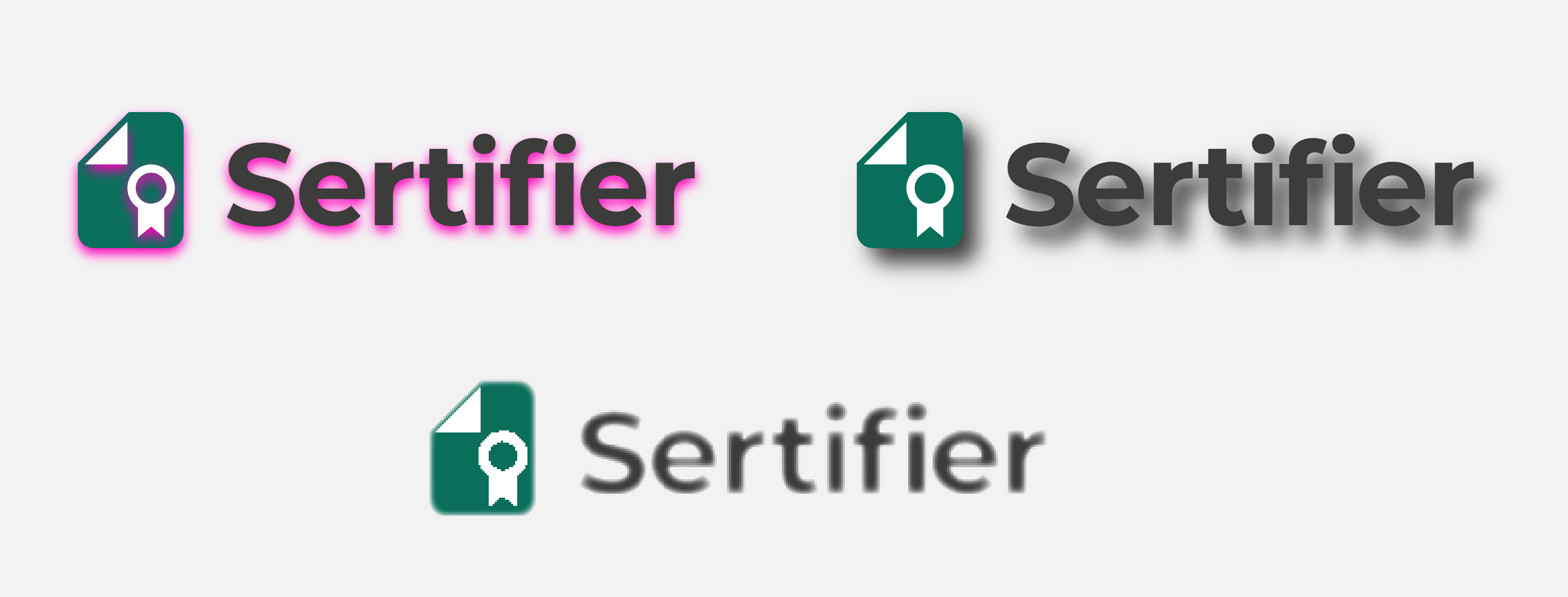 Logos with Shadow/Highlights/Filters