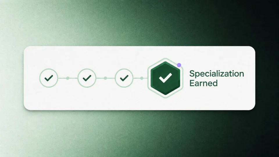Multi-course pathways & specializations