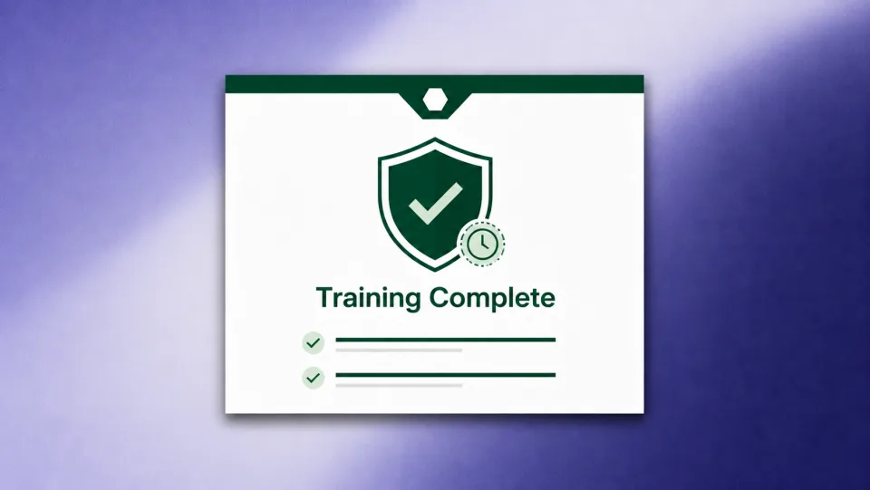 Regulatory & compliance training