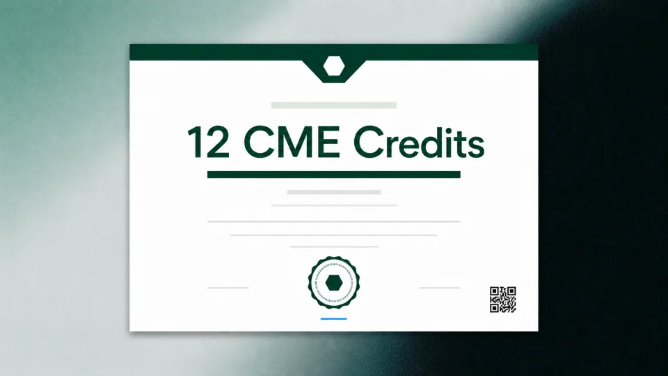 CME / CE credit certificates